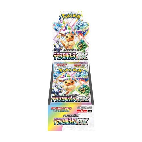 carte pokémon display terastal festival sv8a japonais evoli teracristal ex