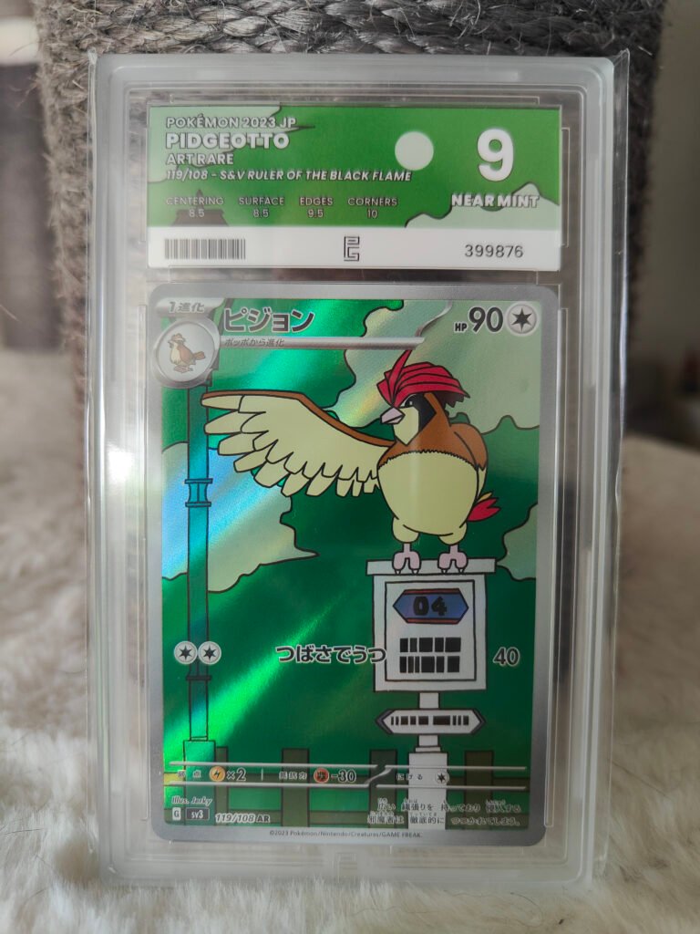 Carte Pokémon Pure Grading 9 Roucoups sv3 119/108 Japonais